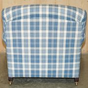 Signature Chelsea Armchair on Wheels with Twisted Armrests Large Model George Smith