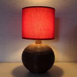 Rattan table lamp