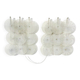 Mid-Century Pair of Lacquered Metal Sconces