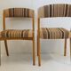 Suite de 6 chaises vintage 1970 style Baumann