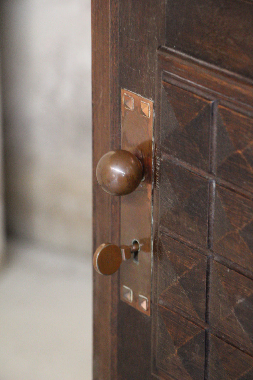 Solid oak wardrobe 1940