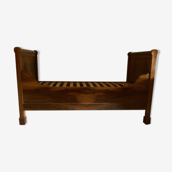 Louis Philippe sleigh bed