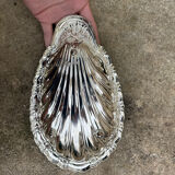 Empty pocket shell in silver metal