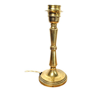 pied de lampe en laiton