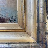 Tableau "Paysage impressionniste" signé Glibert, pseudo Karl Kaufmann 1843-1905