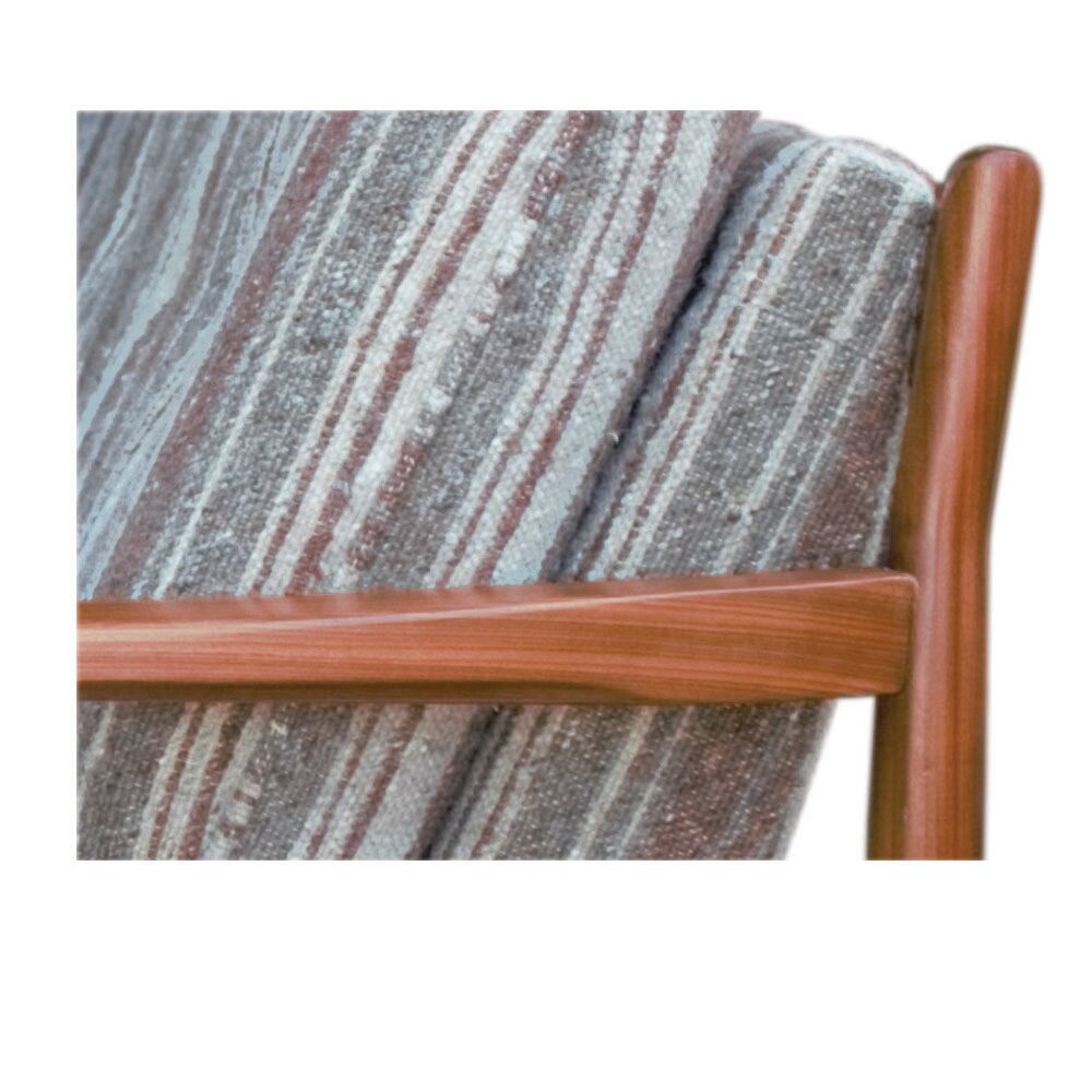 Elegant Danish extendable 3 seats sofa in teak, 1970s