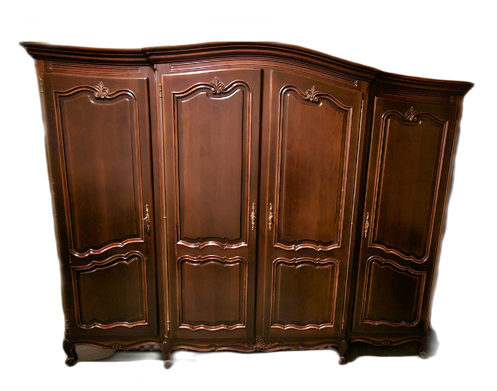 Large 4-door wardrobe