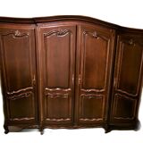 Large 4-door wardrobe