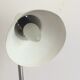 Vintage white metal desk lamp 1950