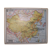 Vidal Lablache school card n°52 bis "Political China" at Armand Colin