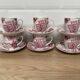 Set of 6 Country Corner coffee cups