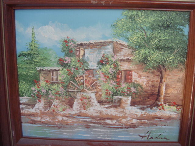 Painting of a mill