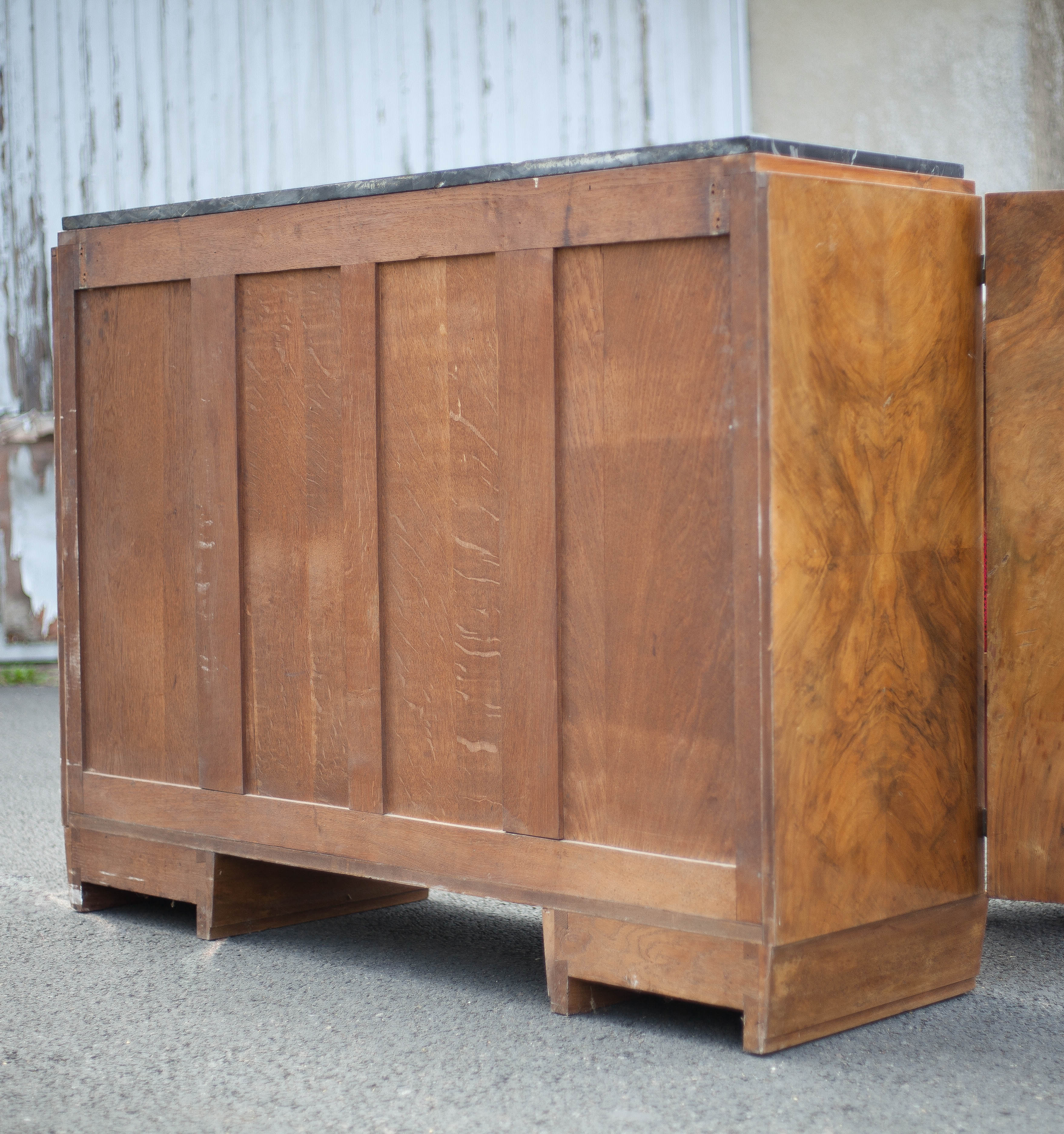 Art Deco signed sideboard, art deco