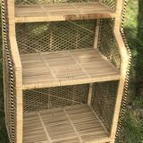 Vintage rattan cabinet