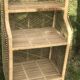 Armoire rotin vintage