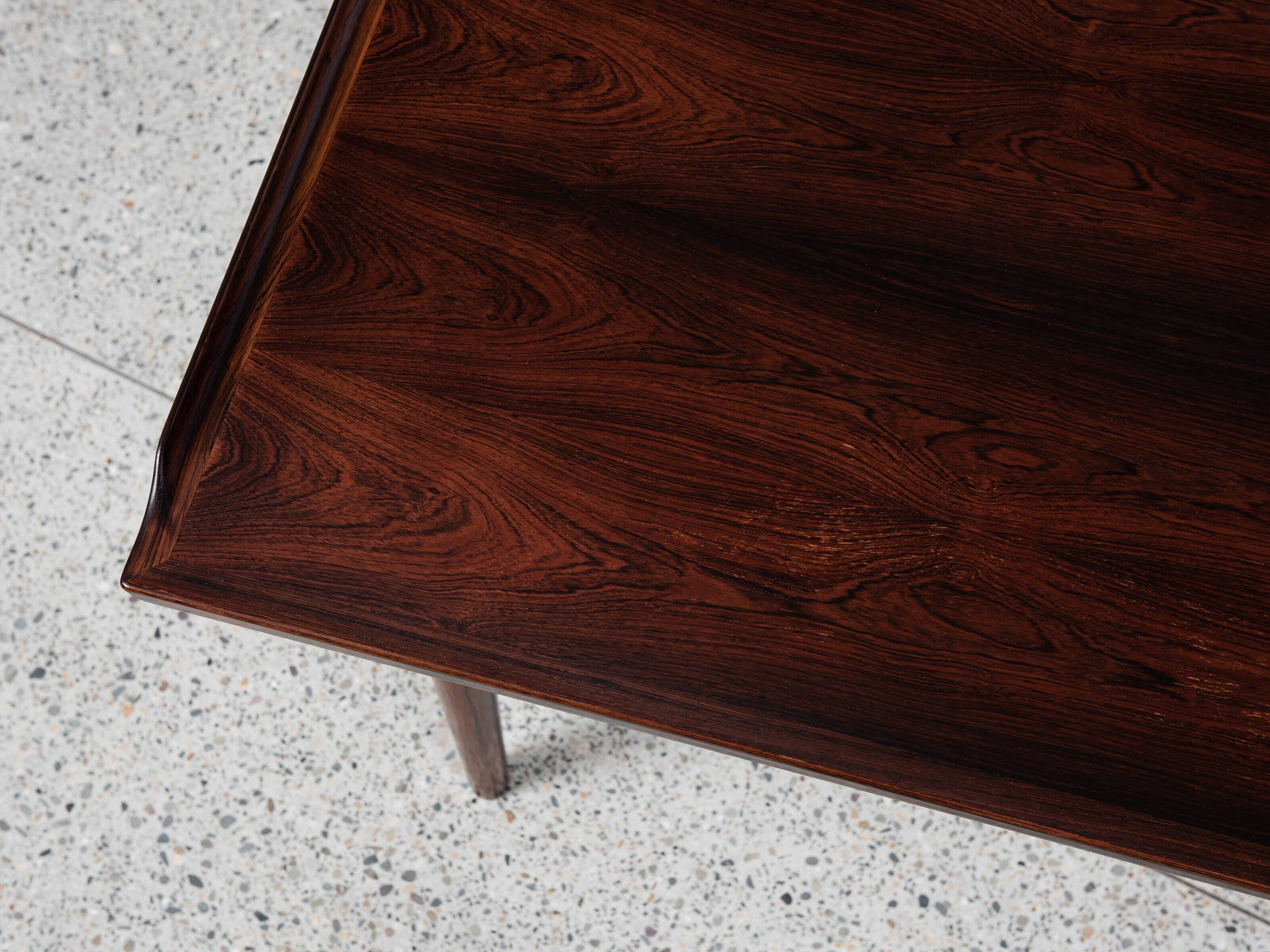 Midcentury Danish desk in rosewood by Arne Vodder for Sibast 1960s