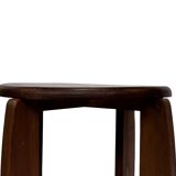 Art Deco Side Table Plant Table Oak 1950s Design