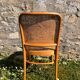 Joseph Hoffmann & Thonet natural wood chair