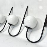 Mid-Century Italian set of three large sphere wall lamps from 60s
