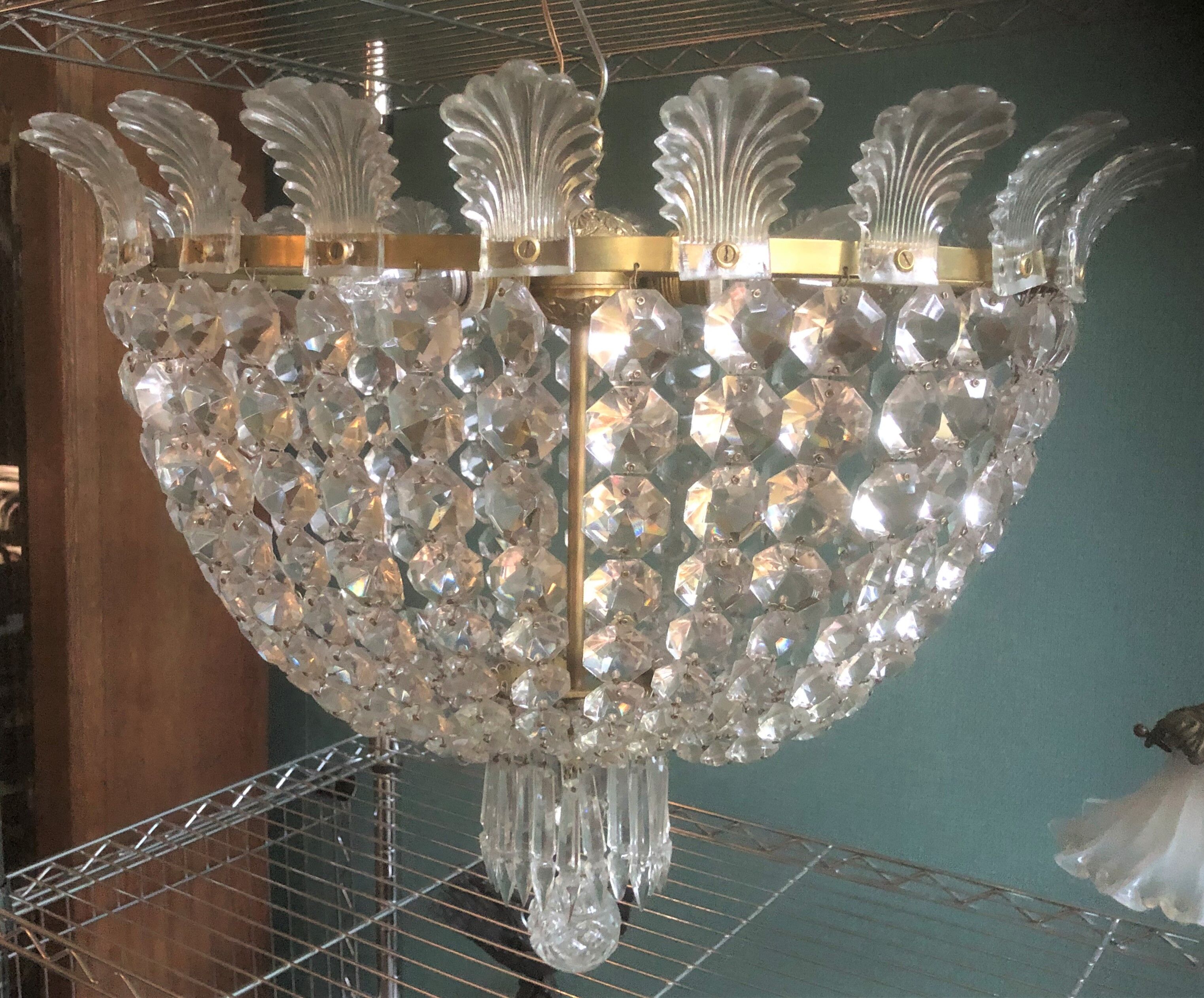 Former grand lustre dome stamped plaster