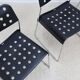 Omstack vintage metal chairs BIEFFEPLAST 1970s