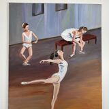 Tableau R. Clément – Ballet Dancers – Backstage – 50×61 cm