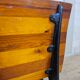 Antique desk / school bench (1920) in cast iron by Mark Breda, Holland.