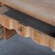 Freestanding Oak Desk attributed to Henning Kjærnulf, Denmark, 1960s