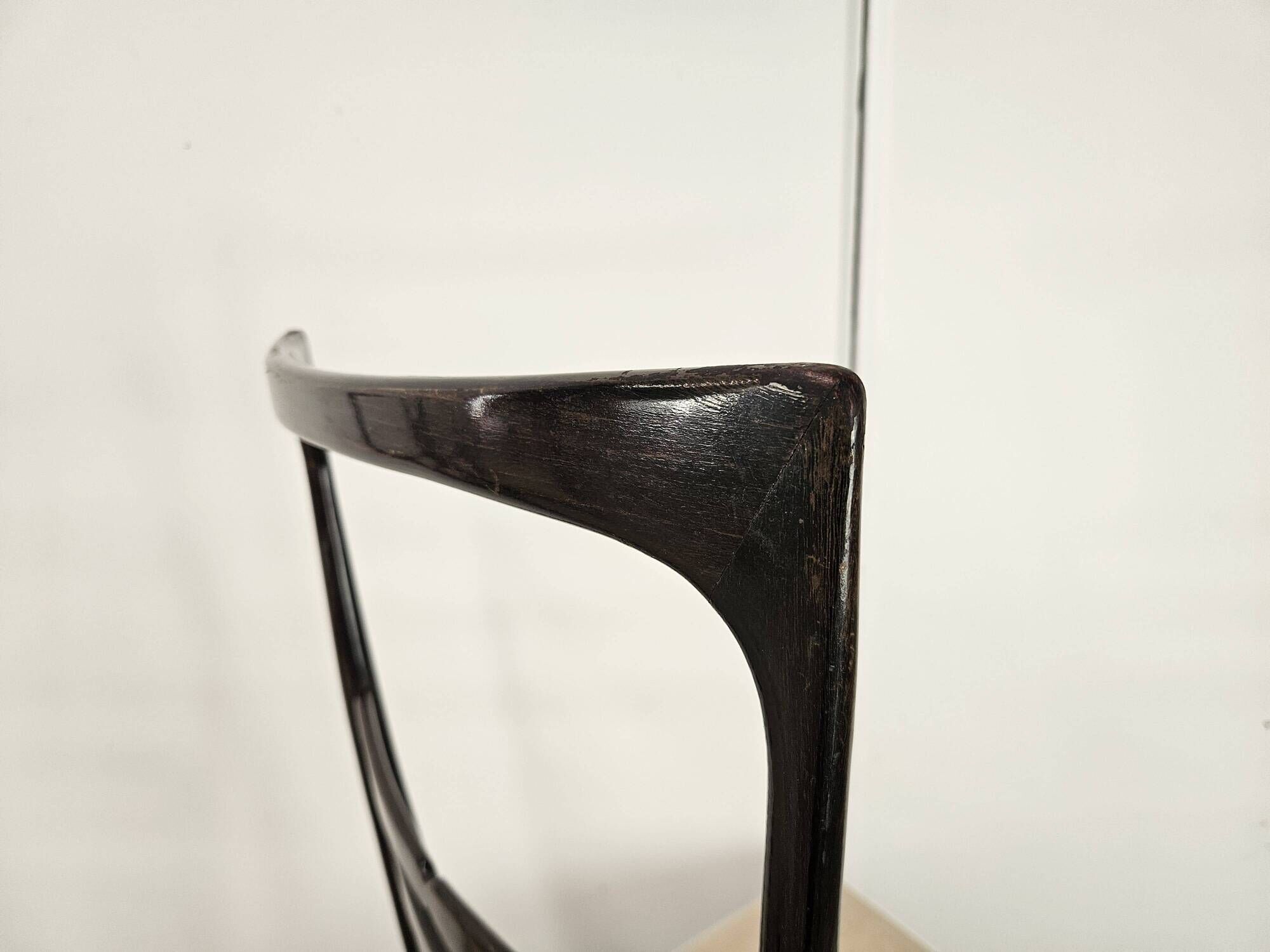 Beech and Skai dining chairs