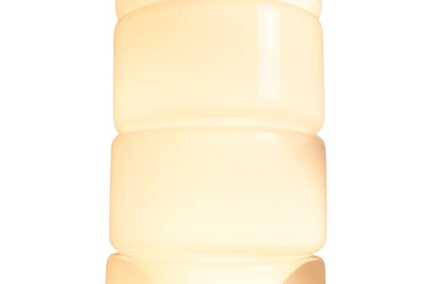 Carlo Nason.  Lampadaire LT316 en verre opalescent blanc de Murano