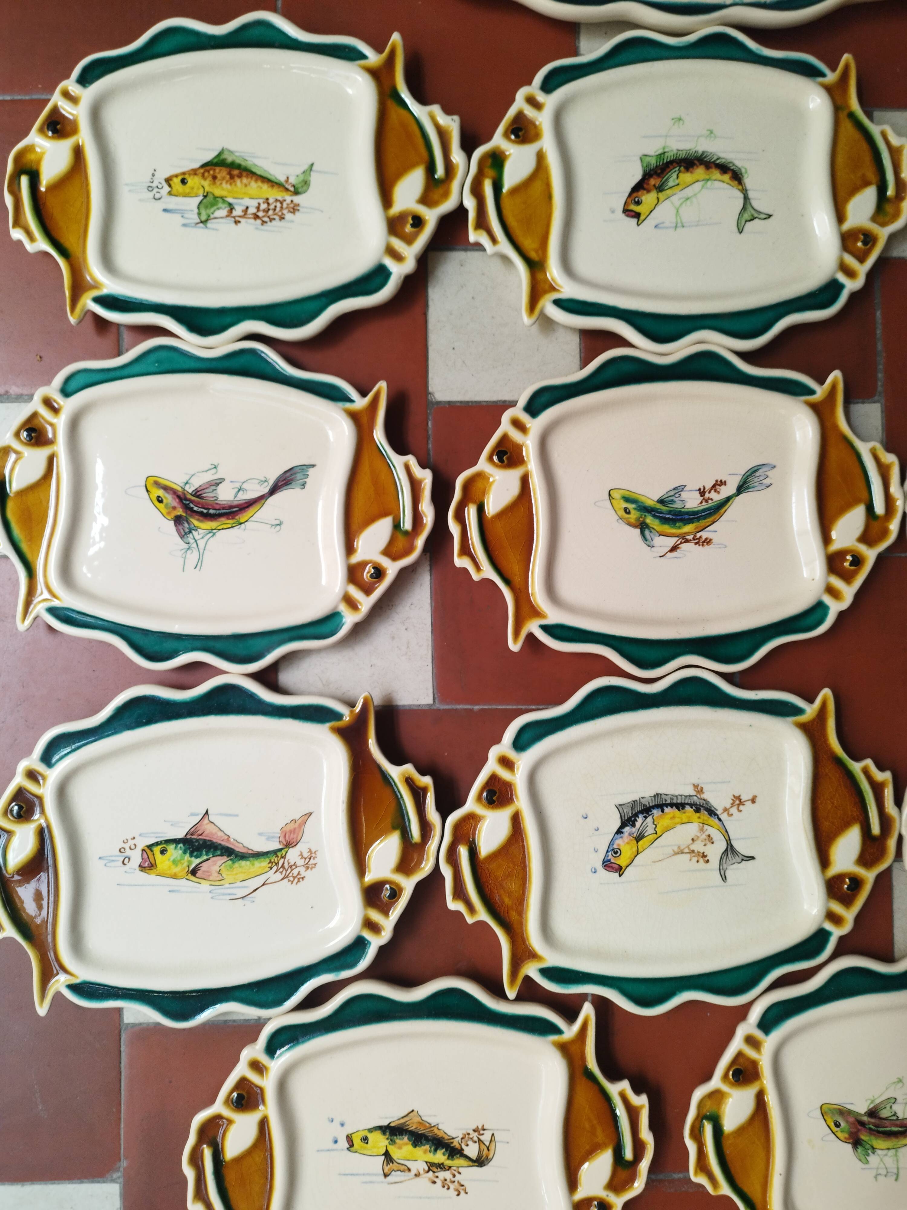 50s plate set