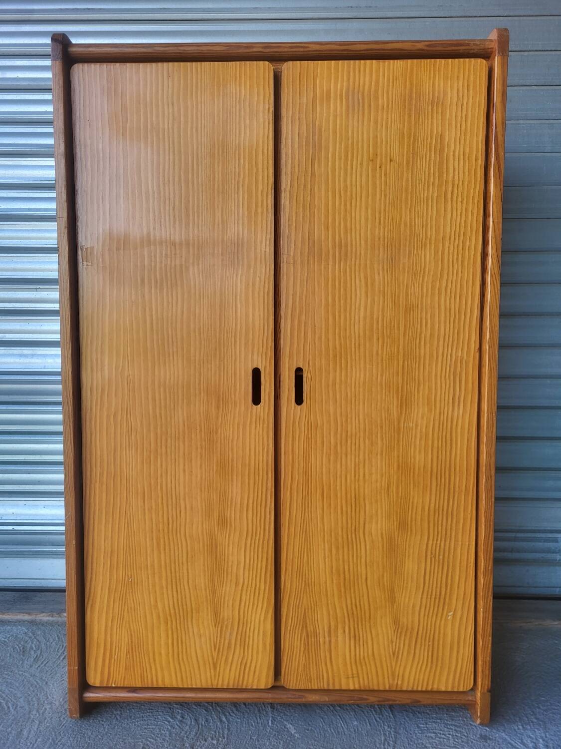 Vintage wardrobe in solid wood