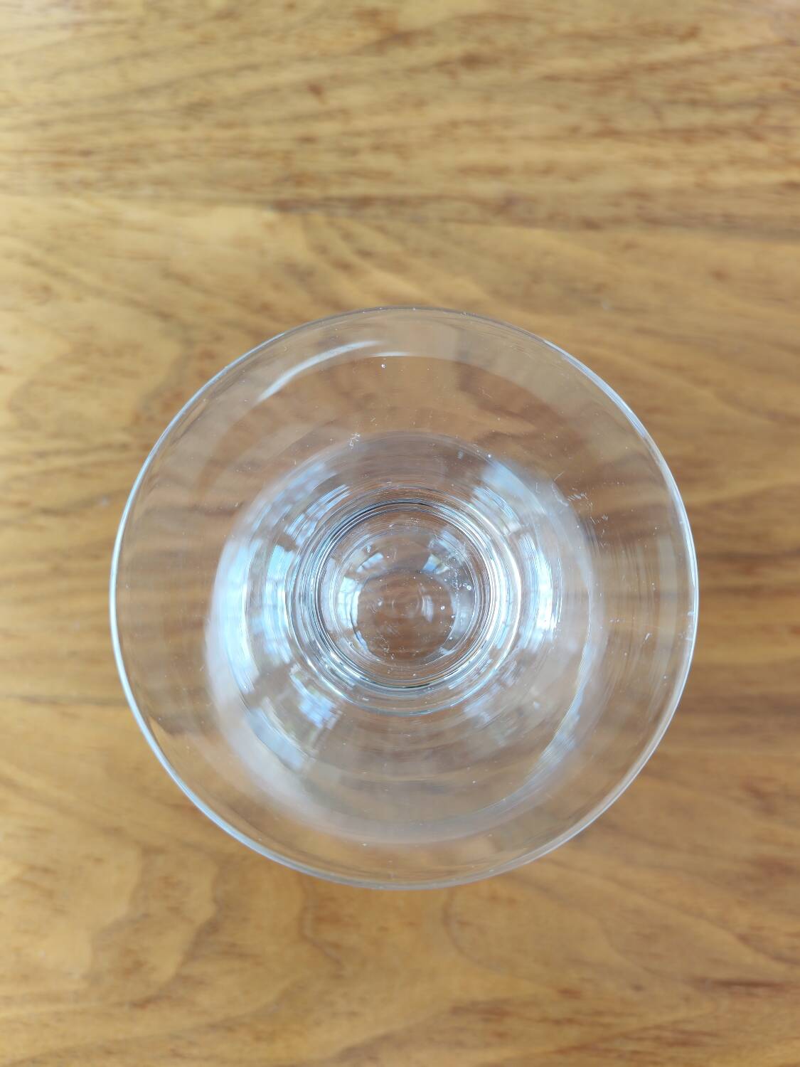 6 crystal stem glasses from the 1970s