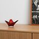 Ruby platter, Murano glass, Italian design, 1960s, made in Italy