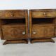 Pair of art deco bedside tables
