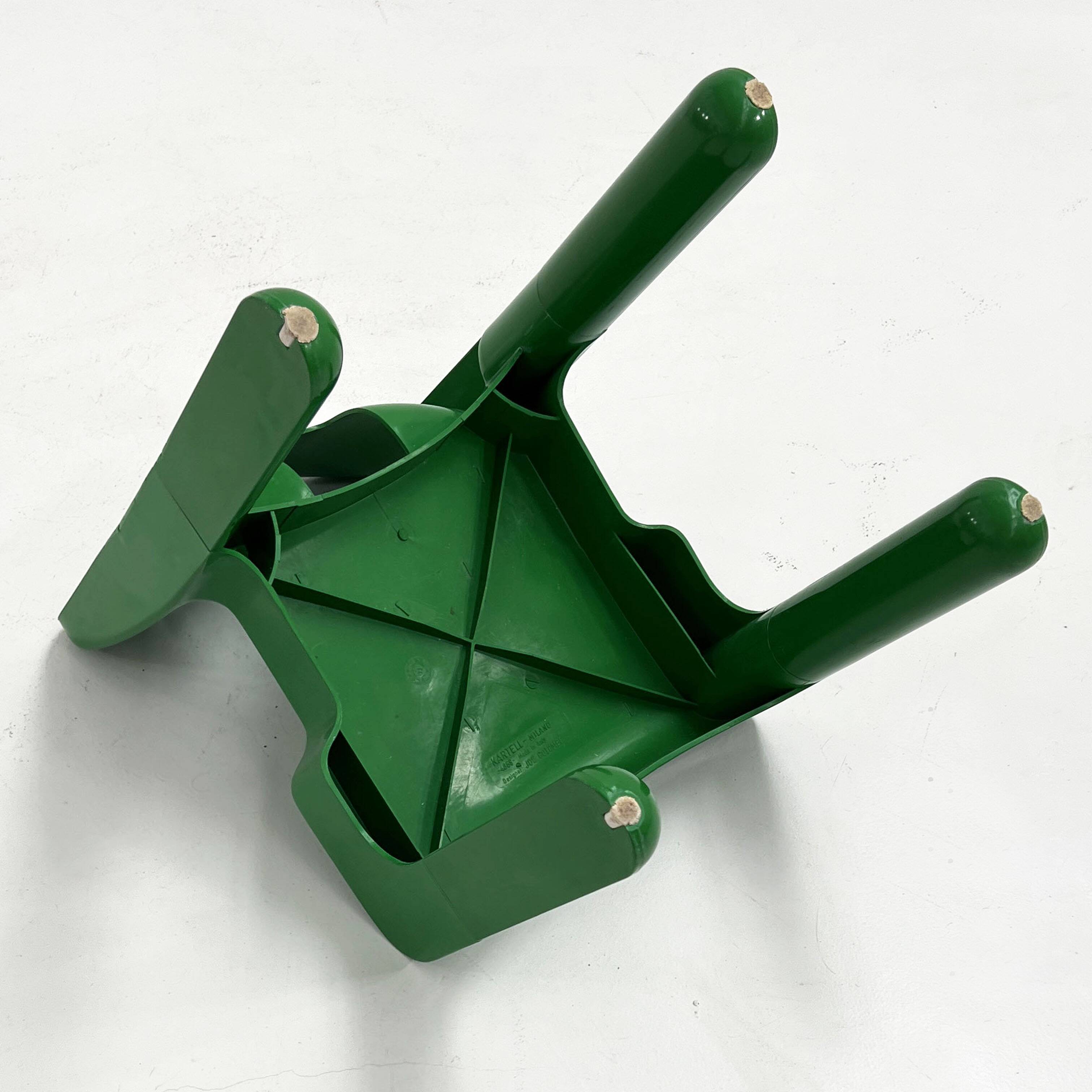 Chaise Universale verte Modèle 4868 par Joe Colombo pour Kartell, 1970
