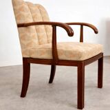 Ensemble de banc de salle à manger et de fauteuil, Vienne-Budapest, vers 1930.