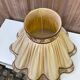Large vintage scalloped lampshade