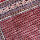 Handmade vintage Indian Seraband rug 204cm x 252cm 1970s