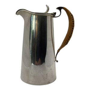 Verseuse-cafetière en métal argenté