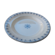 Plat rond creux Terre de fer "indien"