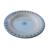 Plat rond creux Terre de fer "indien"