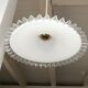 Suspension en opaline blanche