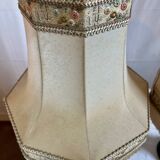 Pair of vintage porcelain lamps