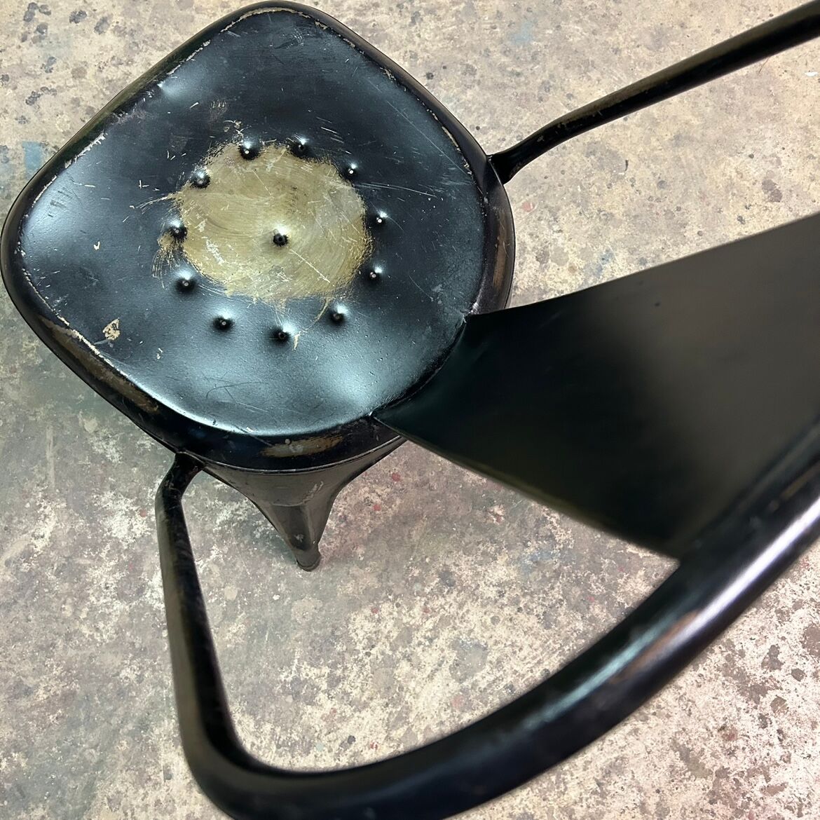 Industrial bistro chair