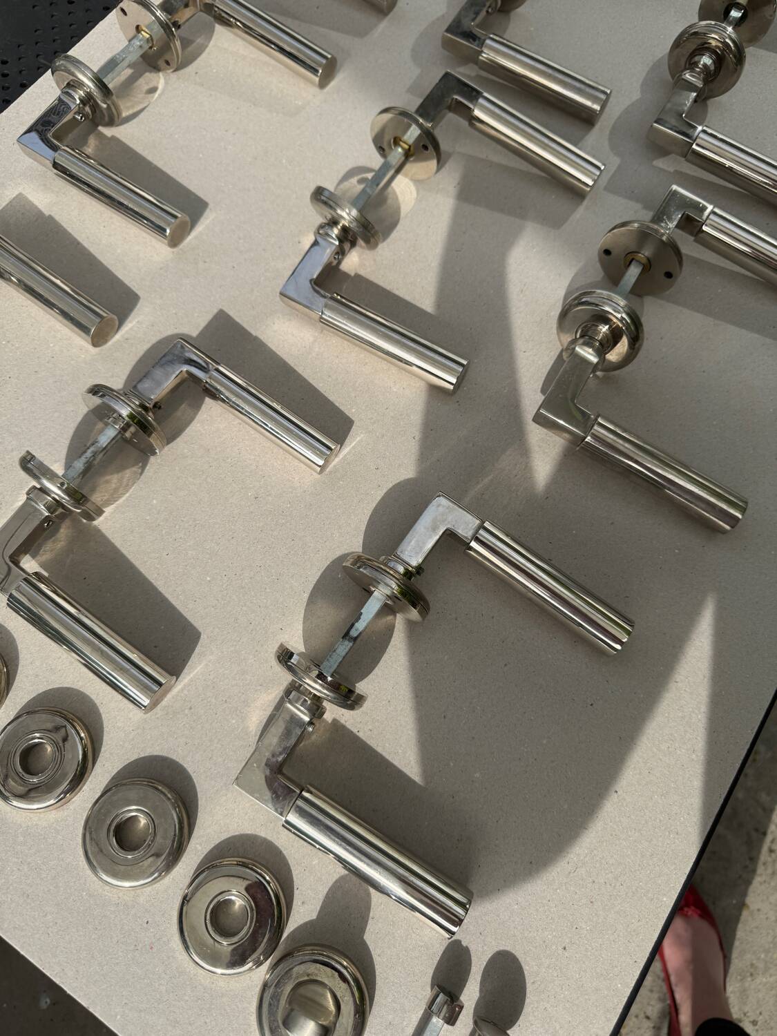 Lot of reissue door handles - Walter Gropius and Adolf Meyer, Bauhaus ve