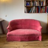 Pink toad sofa bench