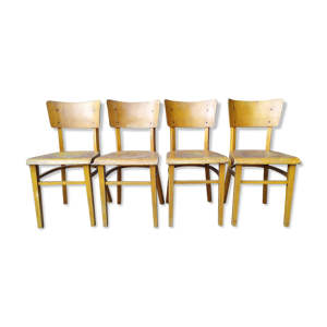 Série de 4 chaises bistrot - thonet