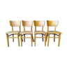 Series of 4 thonet bistro chairs