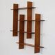 Vintage Scandinavian wooden shelf 1960